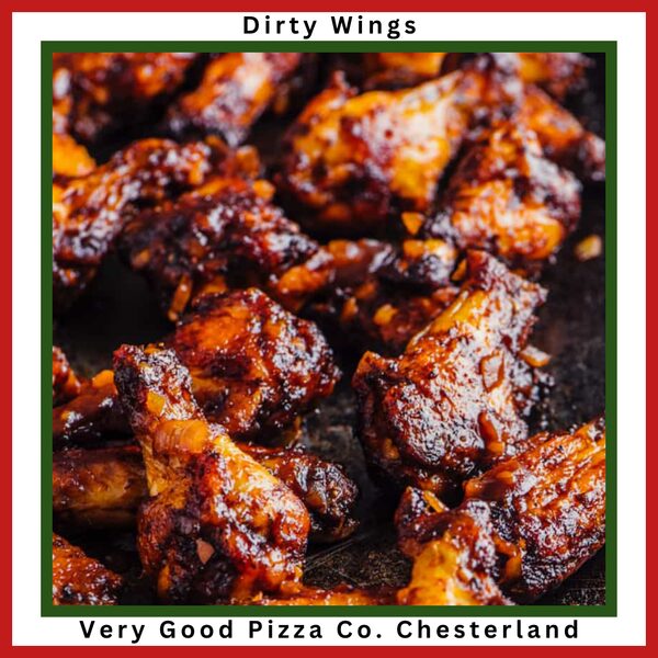 Wings and pizza